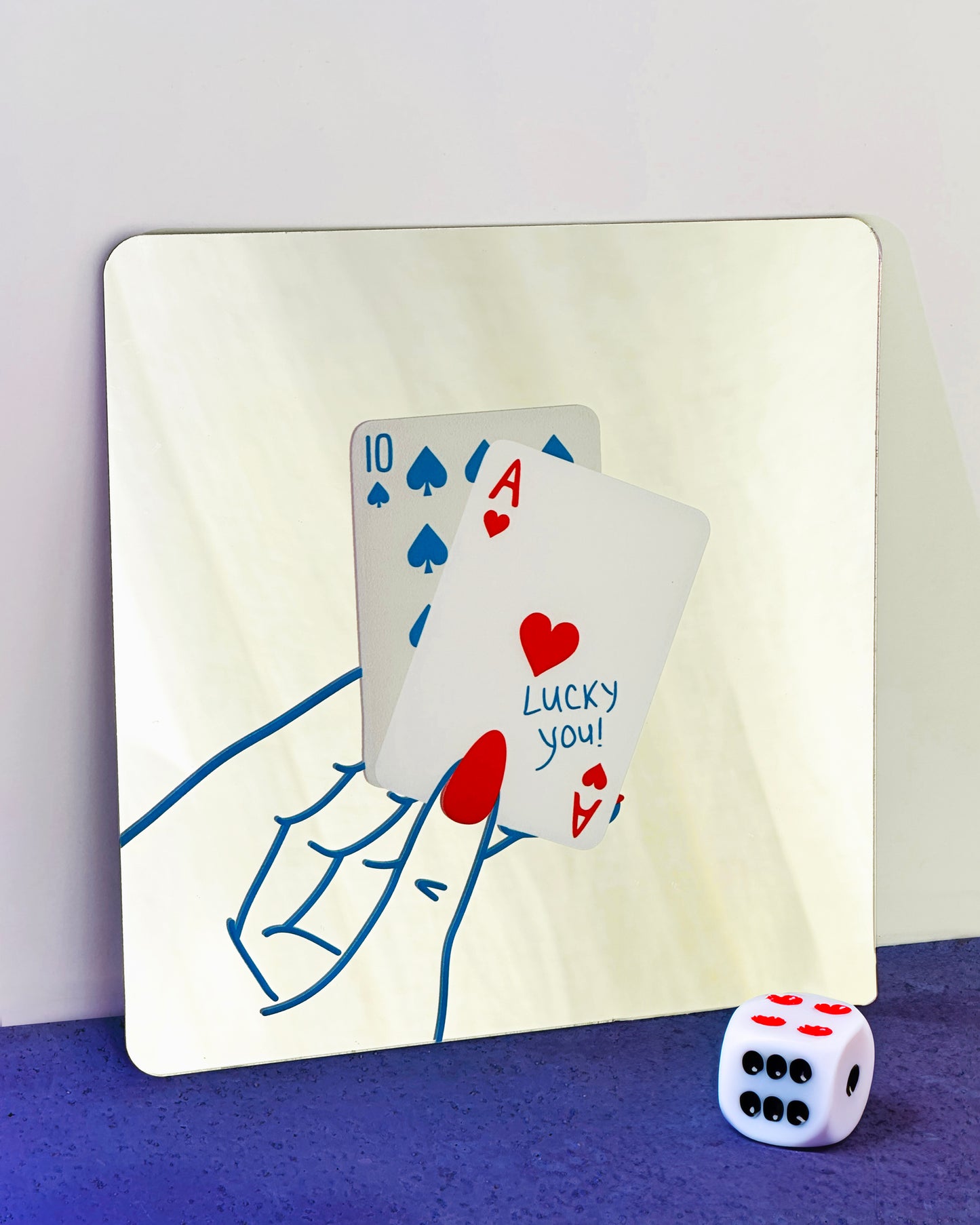 PLAYING CARDS MIRROR