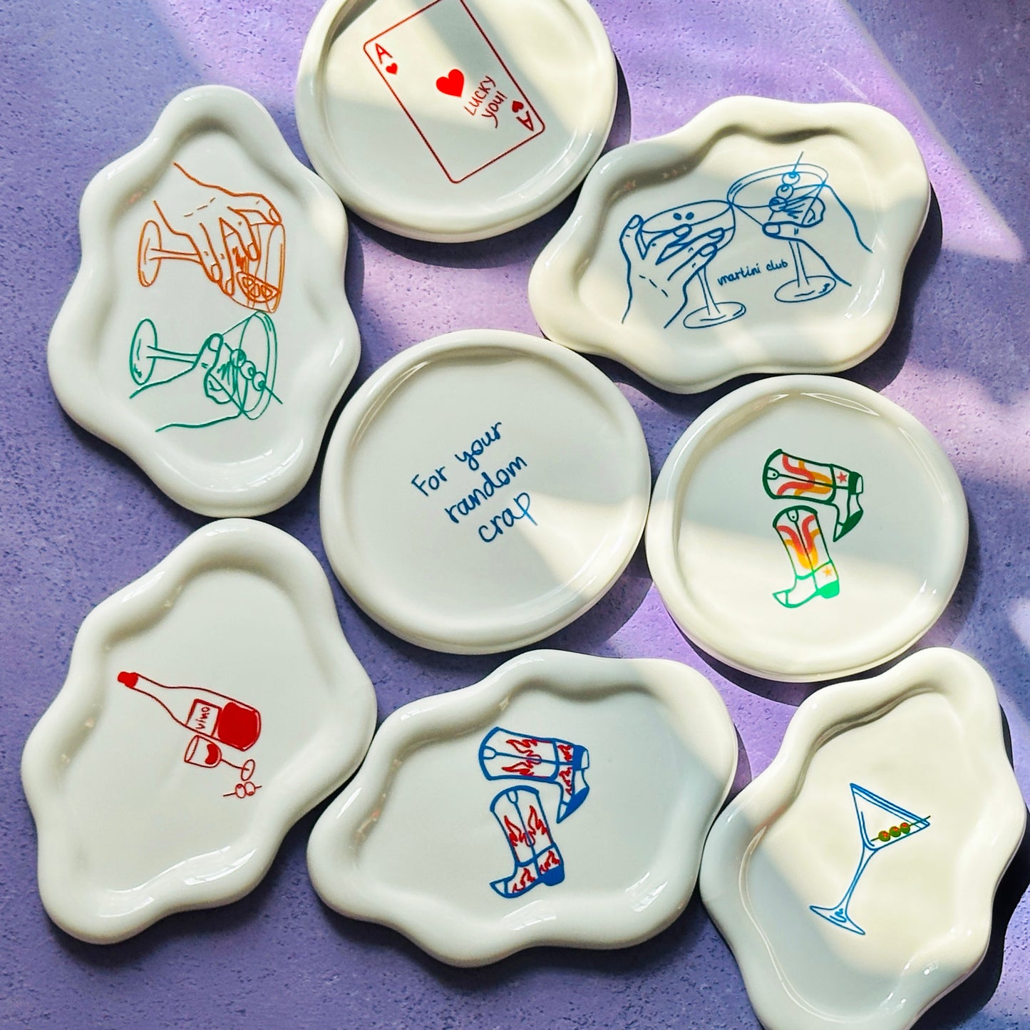 "Lucky You!" Ceramic Tray